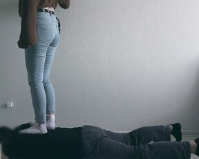 Trampling by teen girl  2