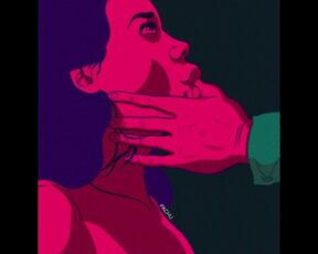 ASMR (audio) sounds of a wet blowjob