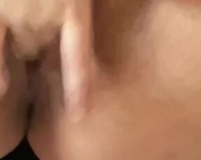 playing with my tight pussy