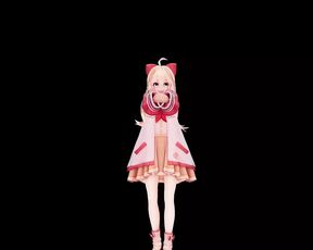 Jiaran Diana Hentai Chinese Vtuber Undress Dancing Mmd 3D Black Eyes Color Edit Smixix