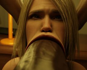 Power Girl Blacked - Deep Throat