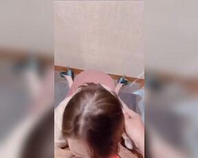 Friend's Chinese wife gives blowjob
